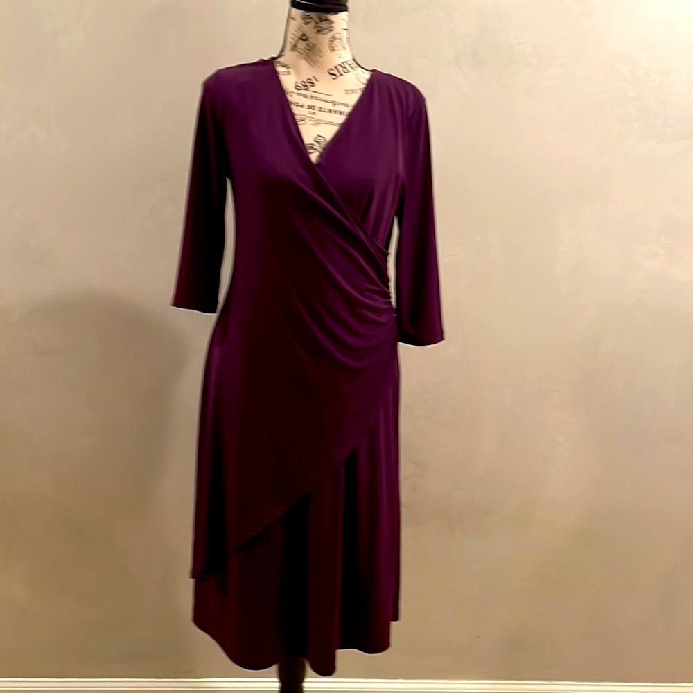 Deep purple dress